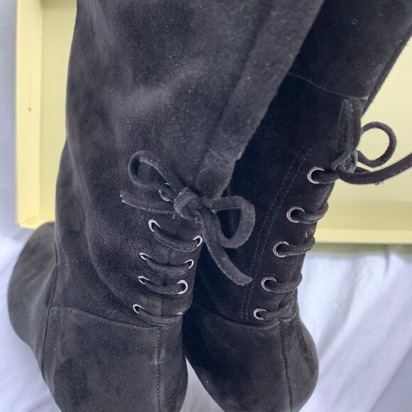 Black Suede Dinka Boots size 11 by Naturalizer - Picture 6 of 16